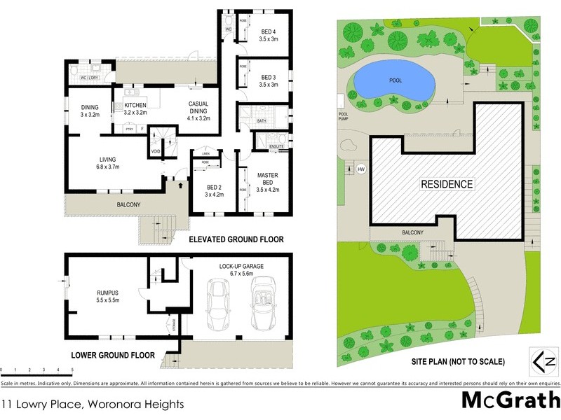 11 Lowry Place, Woronora Heights NSW 2233 Floorplan