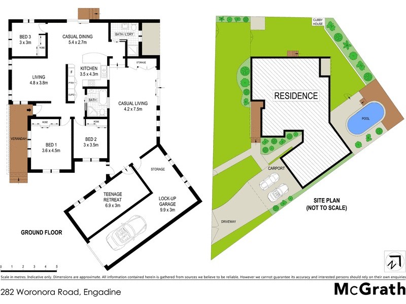 282 Woronora Road, Engadine NSW 2233 Floorplan