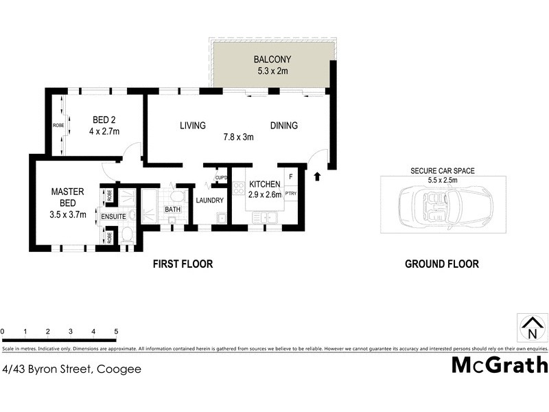4/43 Byron Street, Coogee NSW 2034 Floorplan