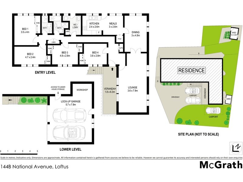 144B National Avenue, Loftus NSW 2232 Floorplan