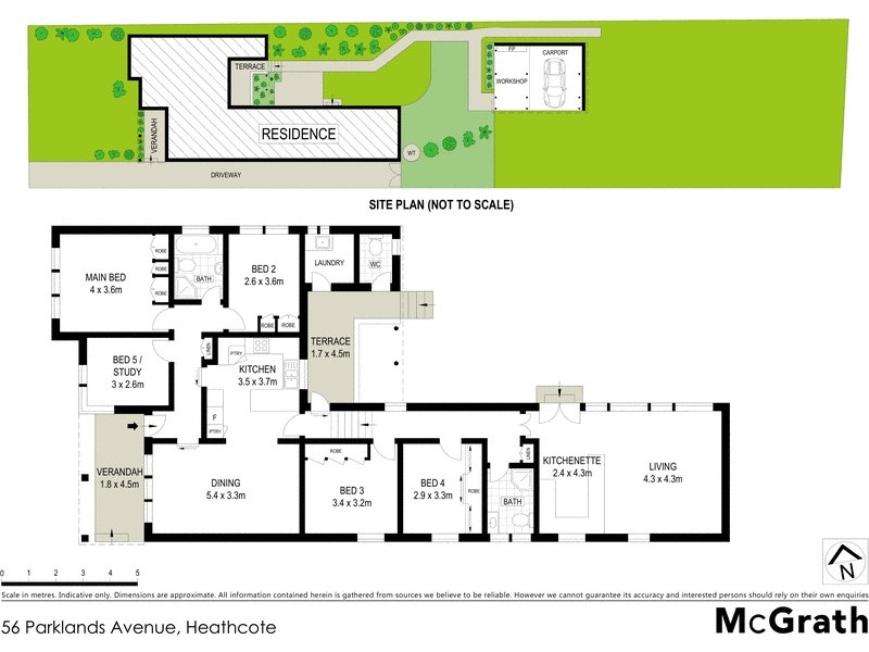 56 Parklands Avenue, Heathcote NSW 2233 Floorplan