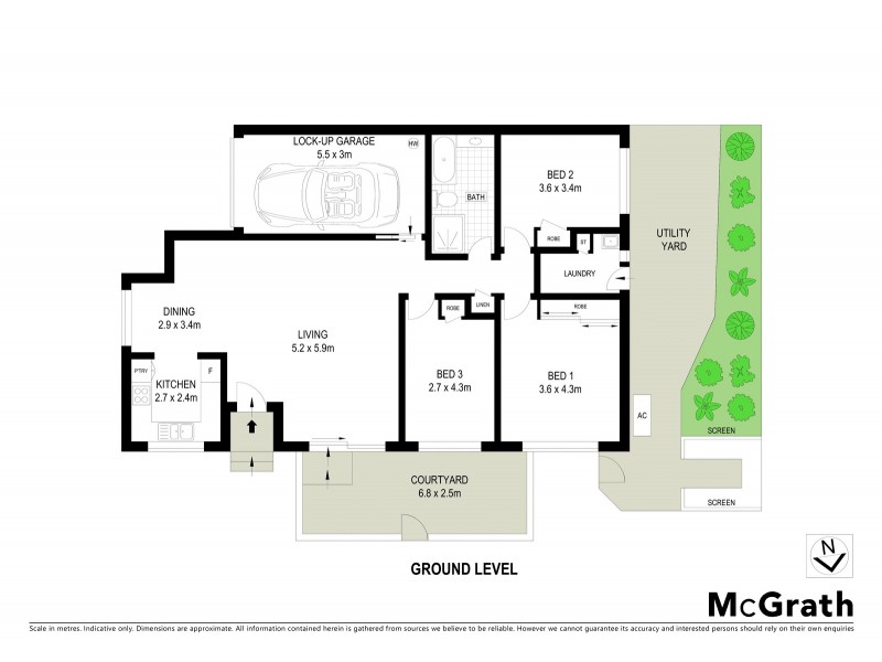 1/490 The Boulevarde, Kirrawee NSW 2232 Floorplan