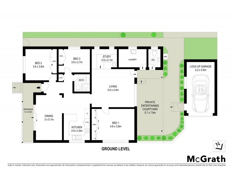1/11 Oakwood Street, Sutherland NSW 2232 Floorplan