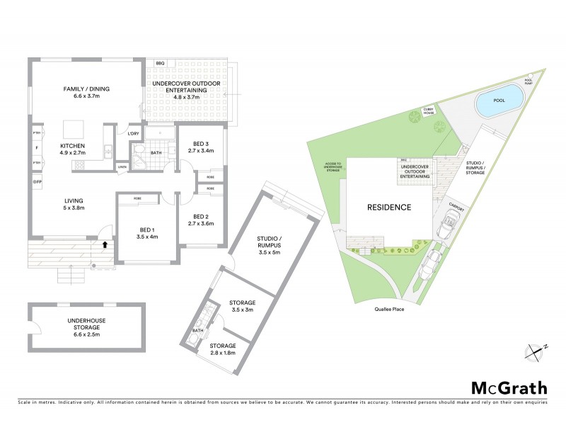 3 Quallee Place, Engadine NSW 2233 Floorplan