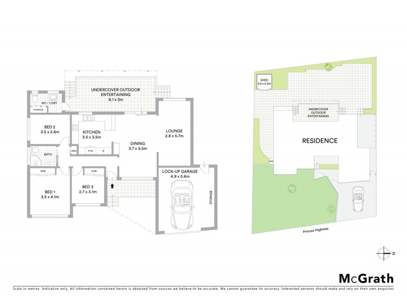 1271 Princes Highway, Heathcote NSW 2233 Floorplan
