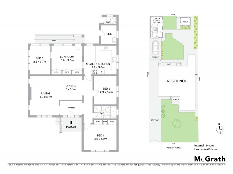429 President Avenue, Kirrawee NSW 2232 Floorplan