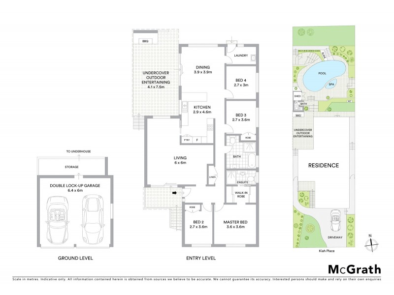 3 Kiah Place, Miranda NSW 2228 Floorplan