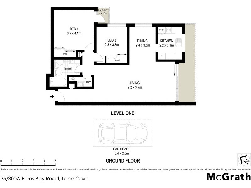 35/300A Burns Bay Road, Lane Cove NSW 2066 Floorplan