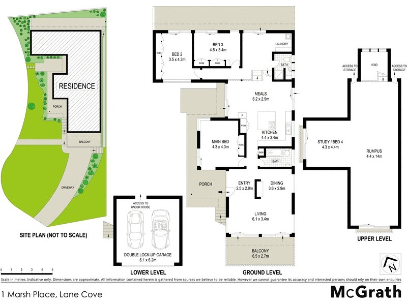 1 Marsh Place, Lane Cove NSW 2066 Floorplan