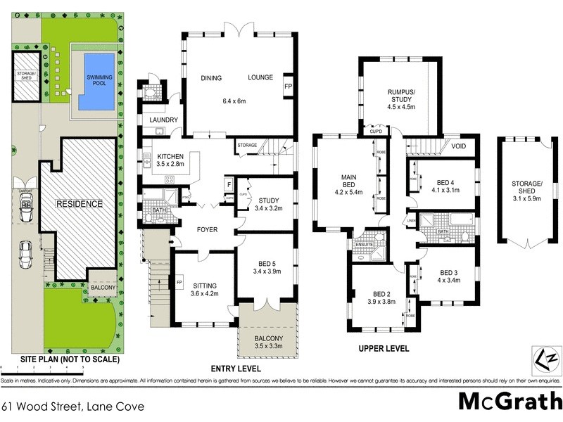 61 Wood Street, Lane Cove NSW 2066 Floorplan