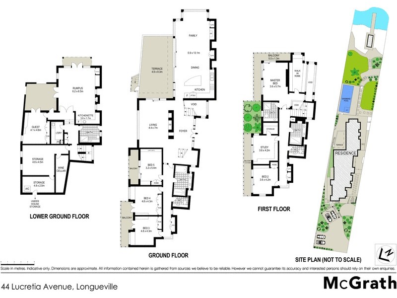 44 Lucretia Avenue, Longueville NSW 2066 Floorplan