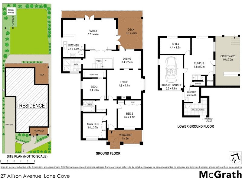 27 Allison Avenue, Lane Cove NSW 2066 Floorplan