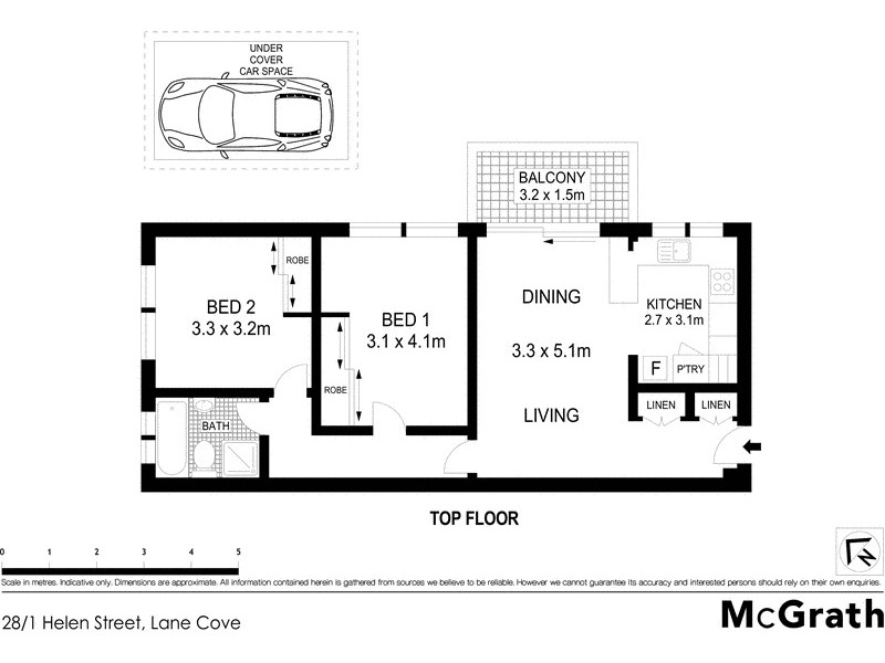 28/1 Helen Street, Lane Cove NSW 2066 Floorplan