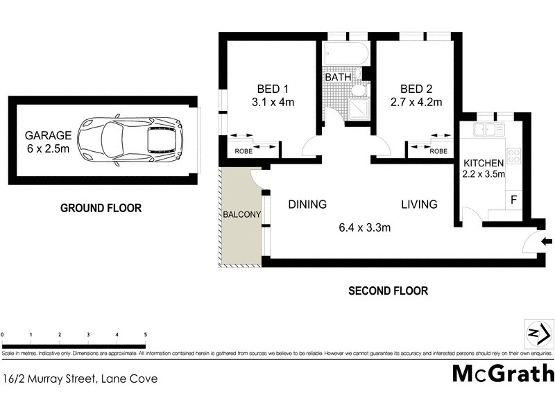 16/2 Murray Street, Lane Cove NSW 2066 Floorplan