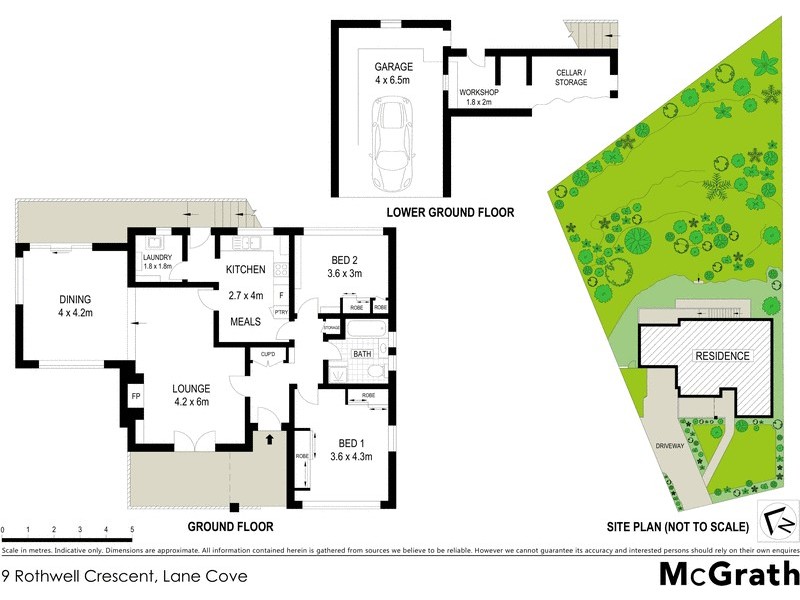 9 Rothwell Crescent, Lane Cove NSW 2066 Floorplan