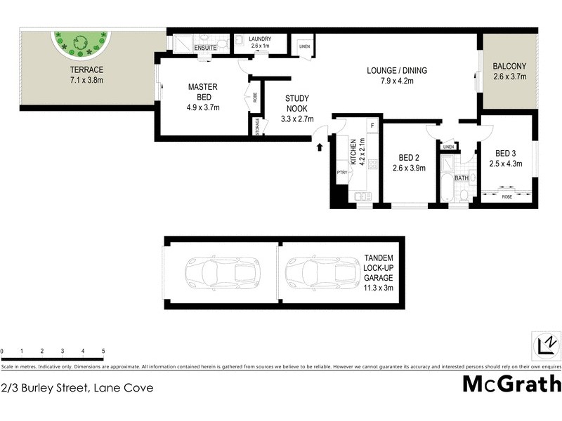 2/3 Burley Street, Lane Cove NSW 2066 Floorplan