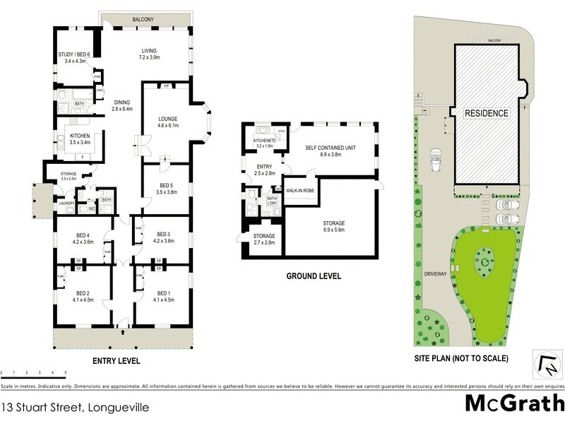 13 Stuart Street, Longueville NSW 2066 Floorplan