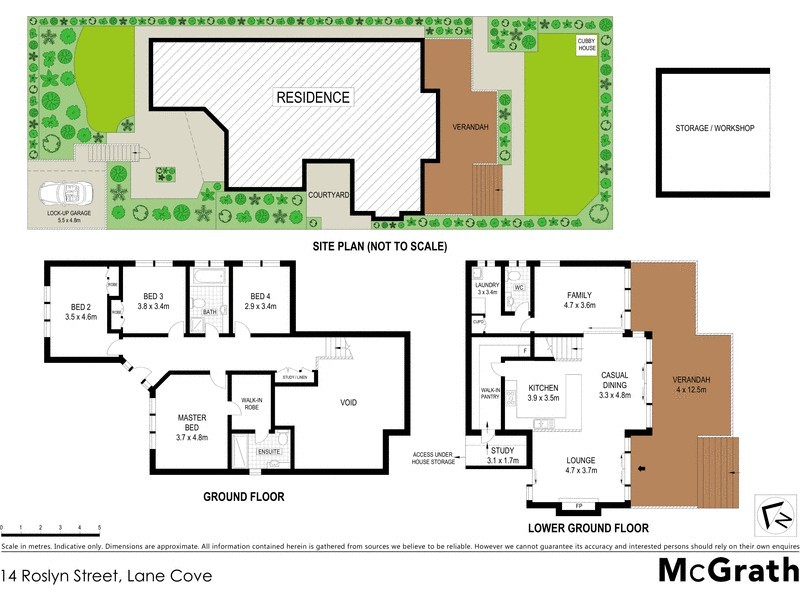 14 Roslyn Street, Lane Cove NSW 2066 Floorplan