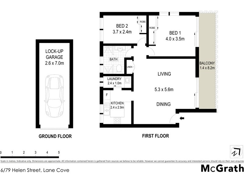 6/79 Helen Street, Lane Cove NSW 2066 Floorplan