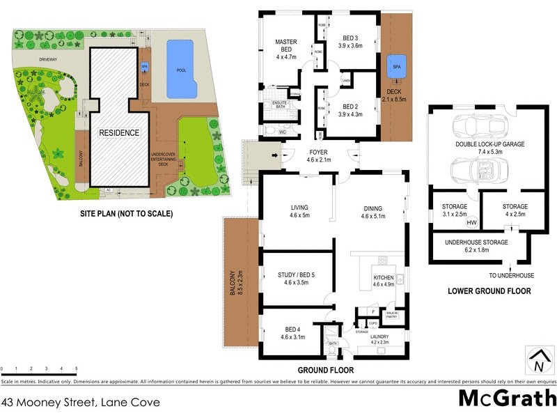 43 Mooney Street, Lane Cove NSW 2066 Floorplan