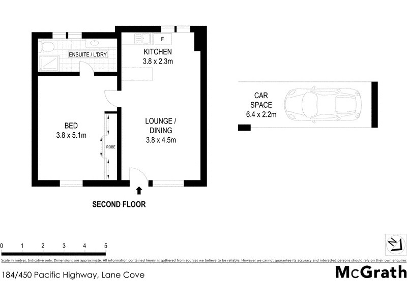 184/450 Pacific Highway, Lane Cove NSW 2066 Floorplan