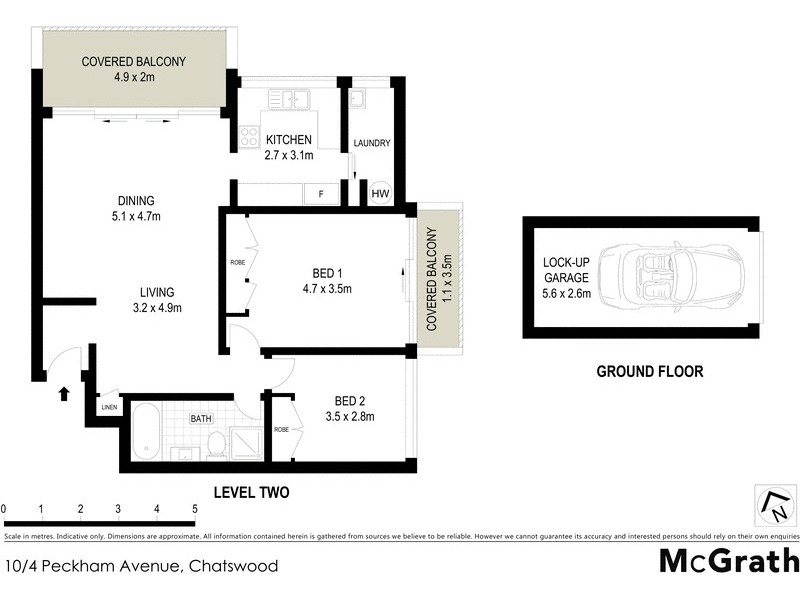 10/4 Peckham Avenue, Chatswood NSW 2067 Floorplan