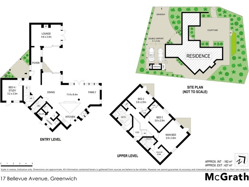 17 Bellevue Avenue, Greenwich NSW 2065 Floorplan