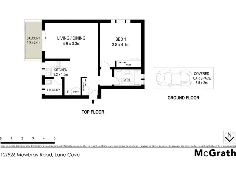 12/526 Mowbray Road, Lane Cove NSW 2066 Floorplan