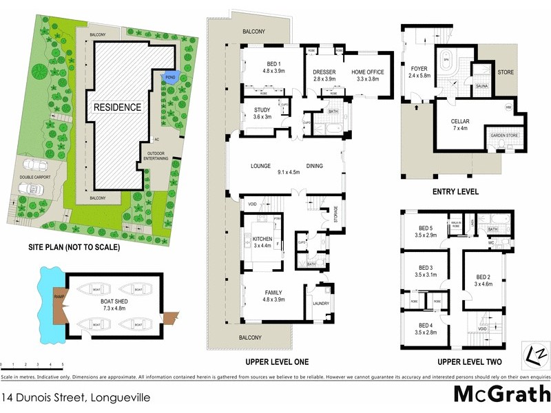 14 Dunois Street, Longueville NSW 2066 Floorplan