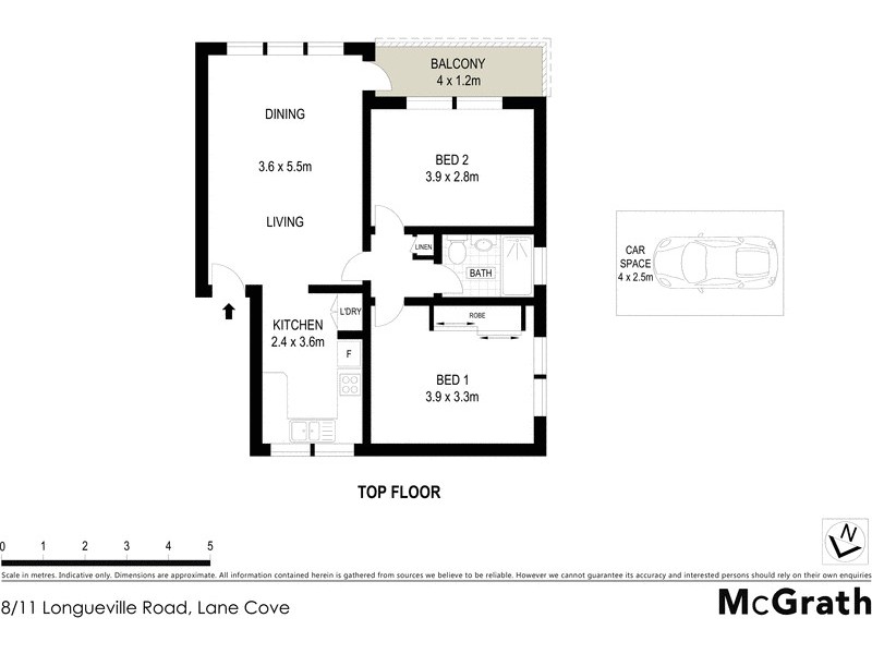 8/11 Longueville Road, Lane Cove NSW 2066 Floorplan