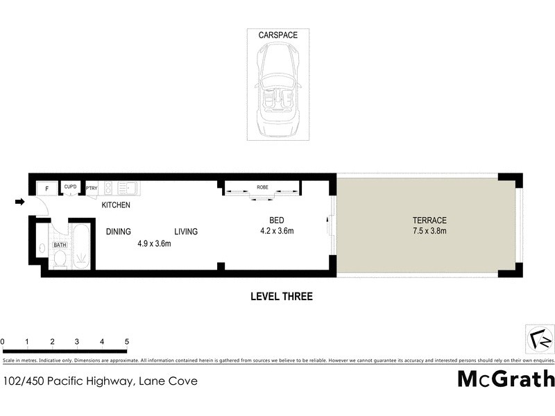 102/450 Pacific Highway, Lane Cove NSW 2066 Floorplan