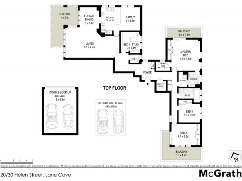 20/30 Helen Street, Lane Cove NSW 2066 Floorplan