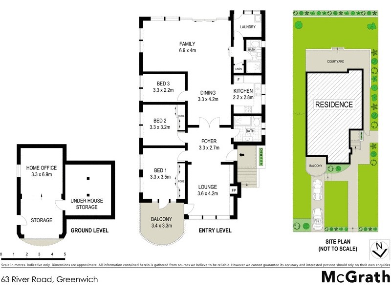 63 River Road, Greenwich NSW 2065 Floorplan