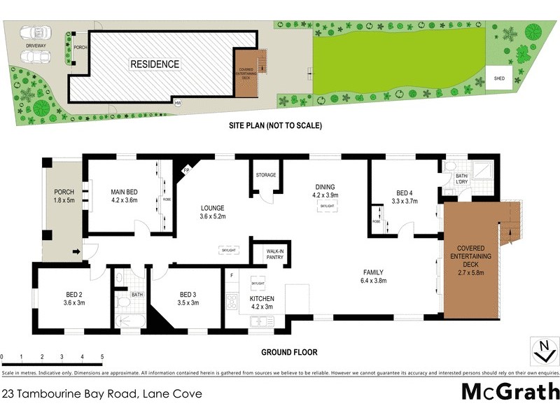 23 Tambourine Bay Road, Lane Cove NSW 2066 Floorplan