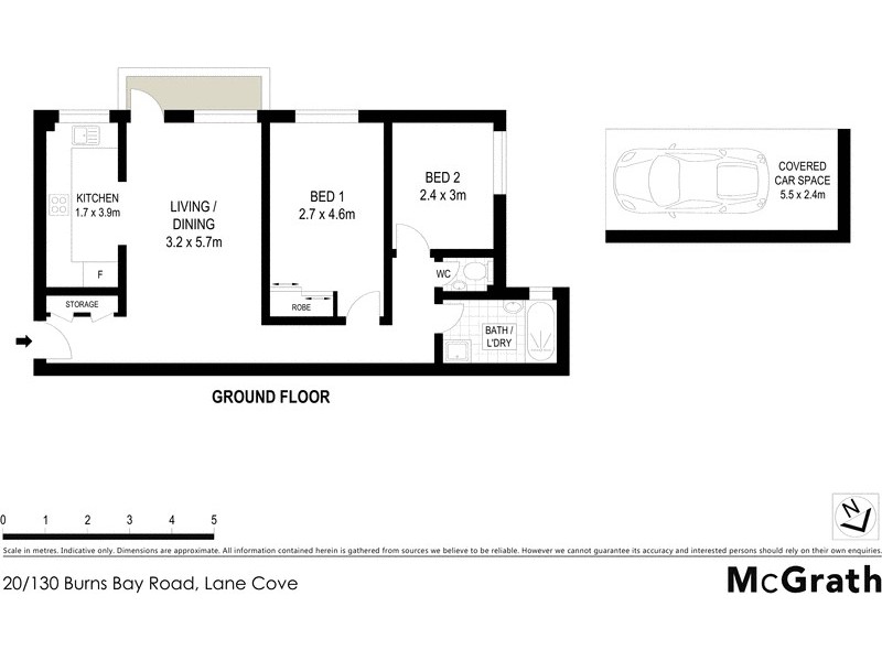20/130 Burns Bay Road, Lane Cove NSW 2066 Floorplan