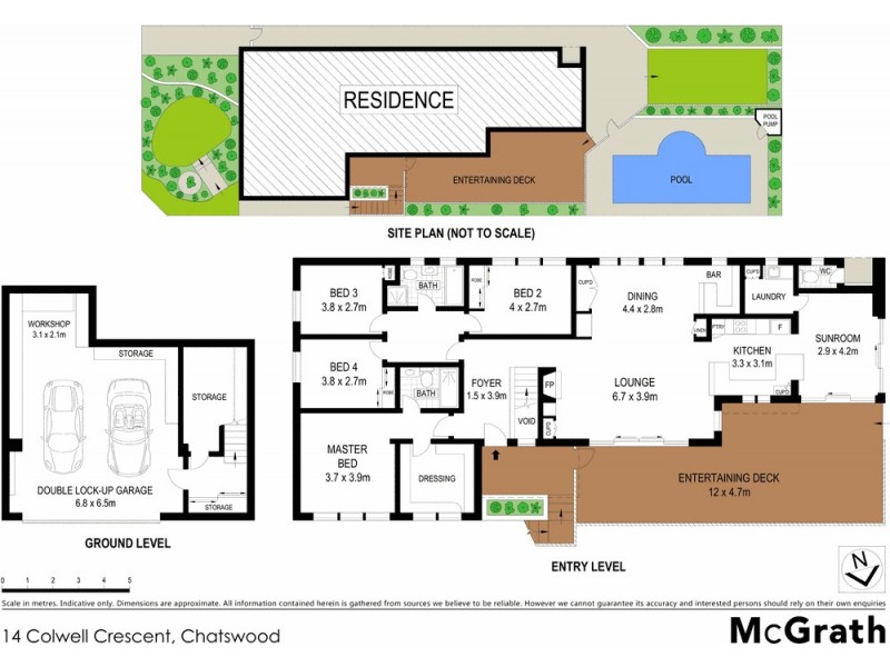 14 Colwell Crescent, Chatswood NSW 2067 Floorplan