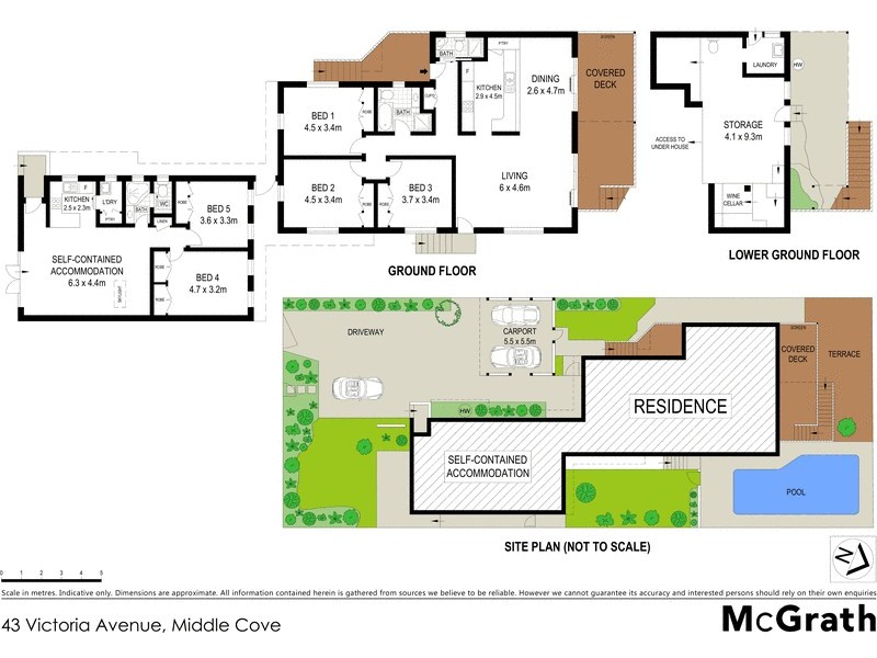 43 Victoria Avenue, Middle Cove NSW 2068 Floorplan