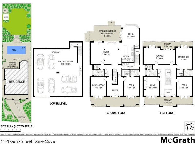 44 Phoenix Street, Lane Cove NSW 2066 Floorplan
