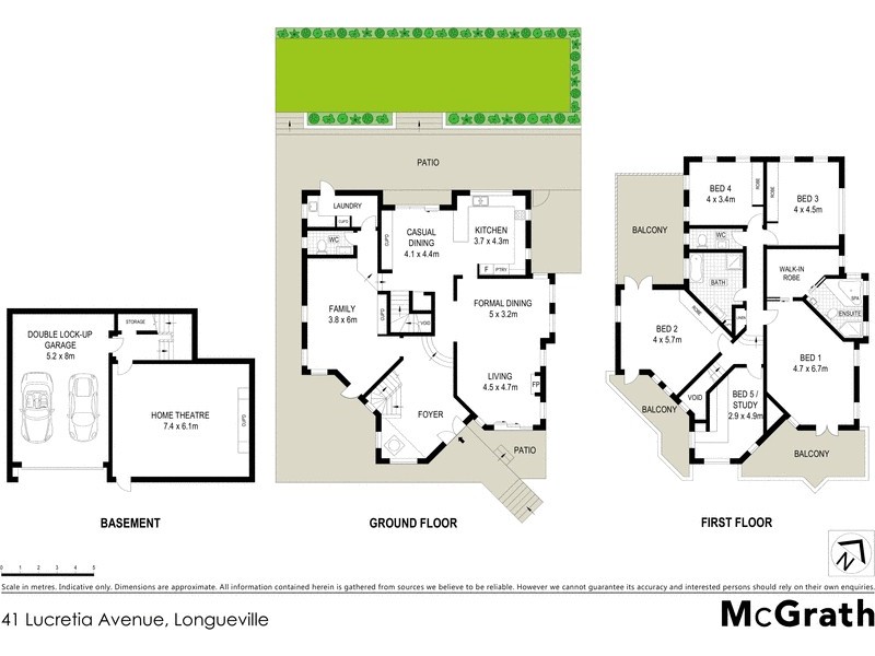 41 Lucretia Avenue, Longueville NSW 2066 Floorplan