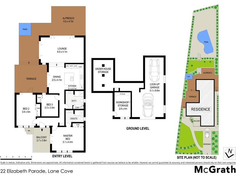 22 Elizabeth Parade, Lane Cove NSW 2066 Floorplan