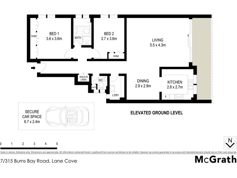 7/315 Burns Bay Road, Lane Cove NSW 2066 Floorplan