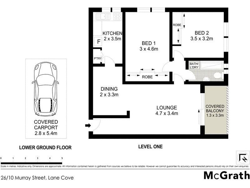 26/10 Murray Street, Lane Cove NSW 2066 Floorplan