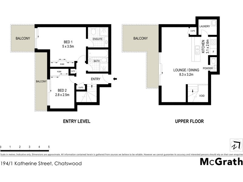 194/1 Katherine Street, Chatswood NSW 2067 Floorplan