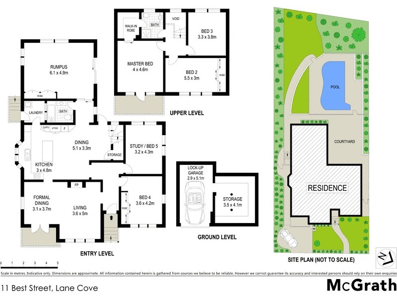 11 Best Street, Lane Cove NSW 2066 Floorplan