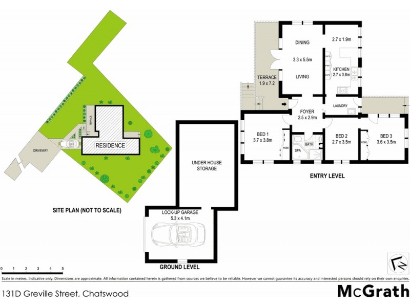 131D Greville Street, Chatswood NSW 2067 Floorplan