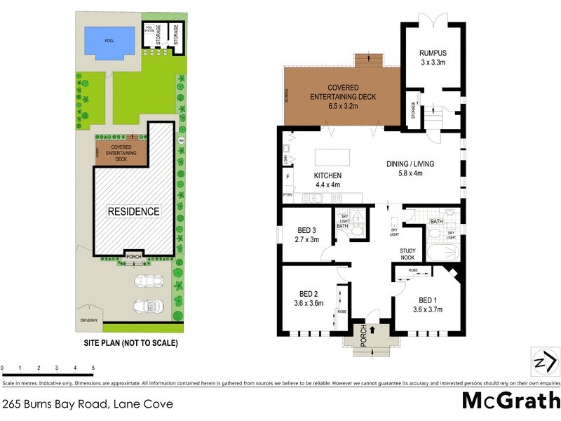 265 Burns Bay Road, Lane Cove NSW 2066 Floorplan
