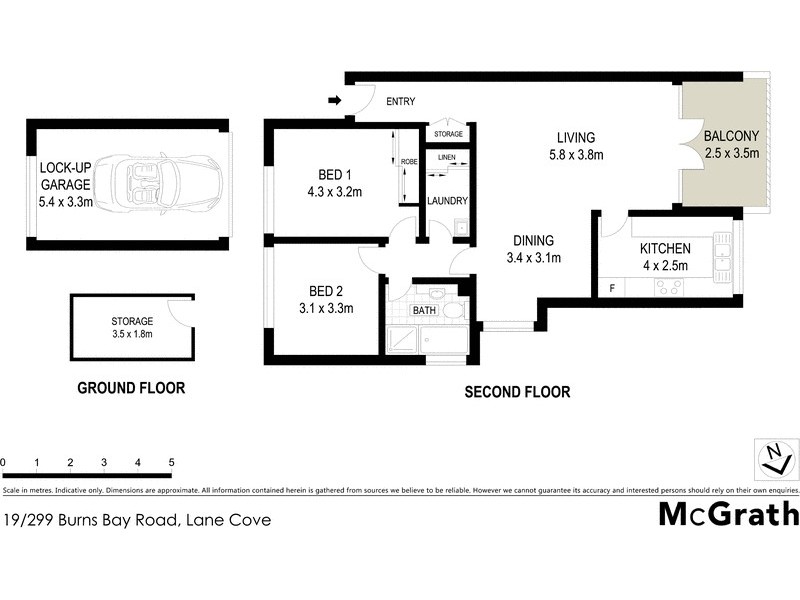 19/299 Burns Bay Road, Lane Cove NSW 2066 Floorplan