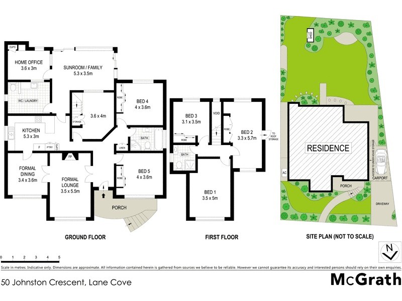 50 Johnston Crescent, Lane Cove NSW 2066 Floorplan