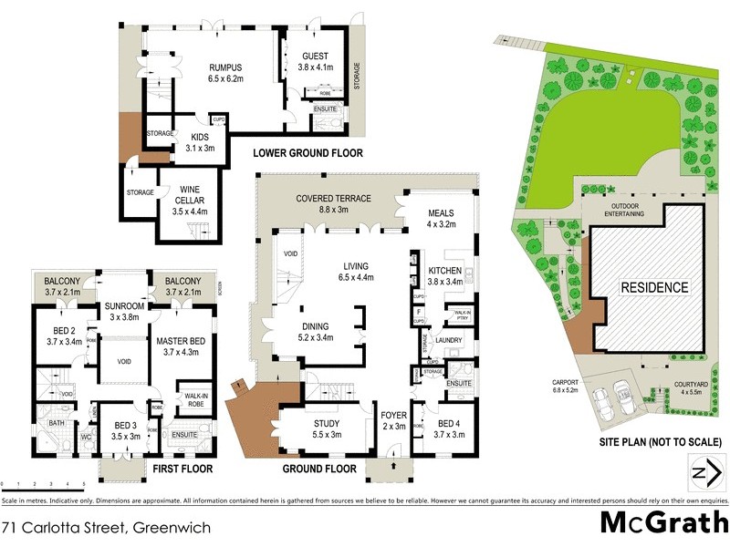 71 Carlotta Street, Greenwich NSW 2065 Floorplan