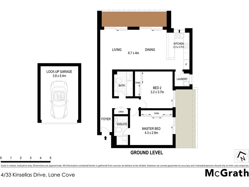 4/33 Kinsellas Drive, Lane Cove NSW 2066 Floorplan
